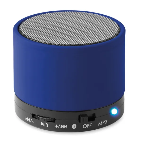 ROUND BASS Round Bluetooth speaker Royal blue