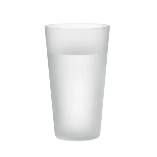 FESTA CUP Frosted PP cup 550 ml Transparent white