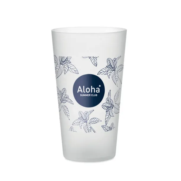 FESTA CUP Frosted PP cup 550 ml Transparent white