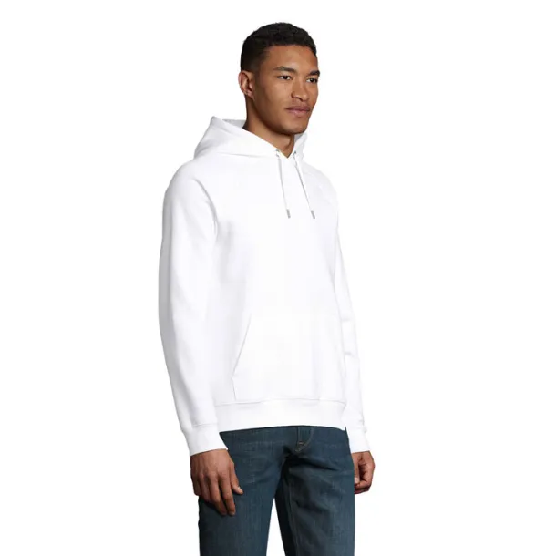 STELLAR STELLAR HOOD SWEATER 280g White