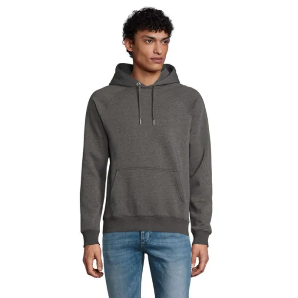 STELLAR STELLAR HOOD SWEATER 280g charcoal melange