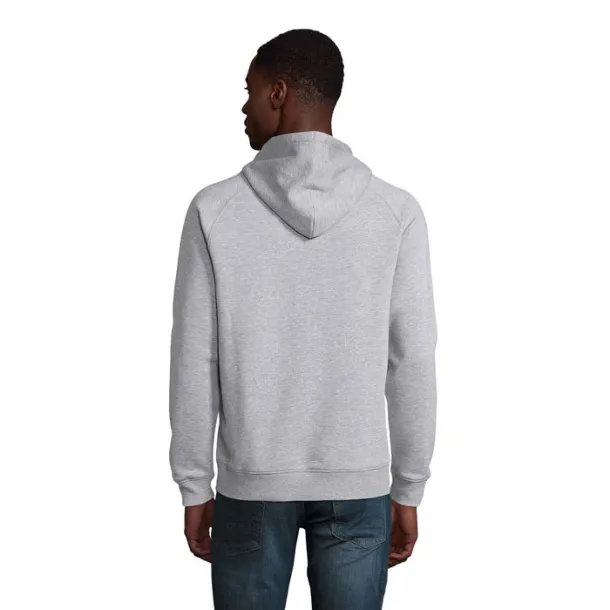 STELLAR STELLAR HOOD SWEATER 280g Grey Melange