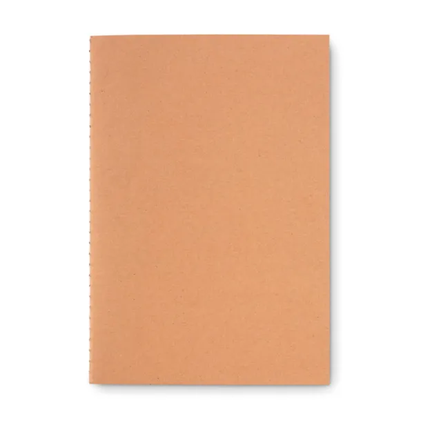 MID PAPER BOOK A5 notebook in cardboard cover Beige