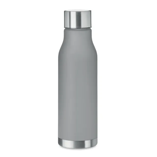 GLACIER RPET RPET bottle with S/S cap 600ml Transparent Grey