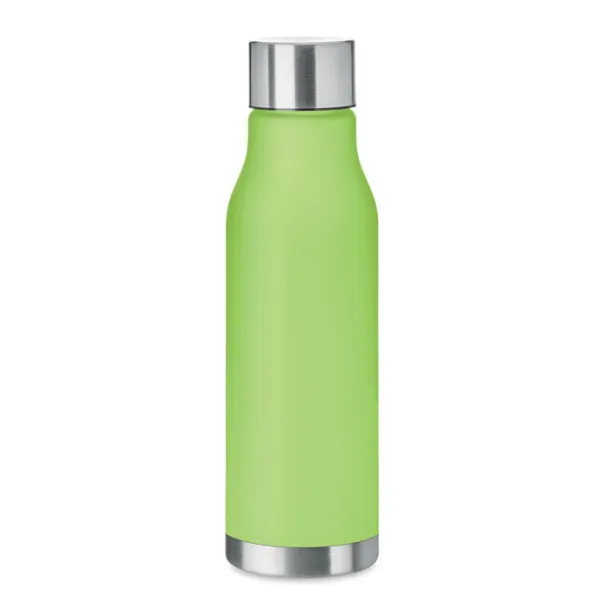 GLACIER RPET RPET bottle with S/S cap 600ml Transparent lime
