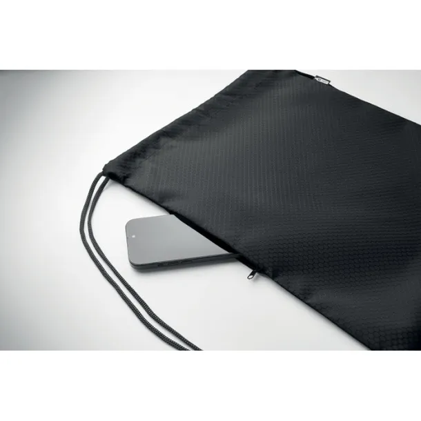 DAYKIT Drawstring bag in 420D RPET Black