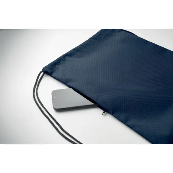 DAYKIT Drawstring bag in 420D RPET Blue