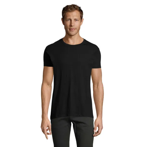 REGENT FIT MEN TSHIRT-150g deep black