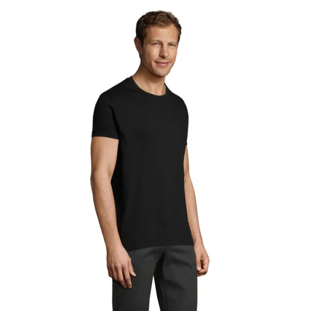 REGENT FIT MEN TSHIRT-150g deep black