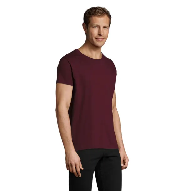 REGENT FIT MEN TSHIRT-150g oxblood