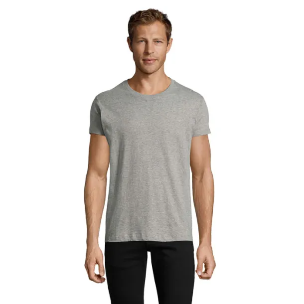 REGENT FIT MEN TSHIRT-150g Grey Melange