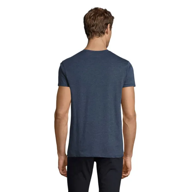 REGENT FIT MEN TSHIRT-150g heather denim