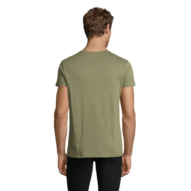 REGENT FIT MEN TSHIRT-150g heather khaki