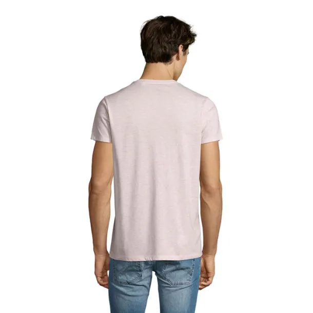 REGENT FIT MEN TSHIRT-150g heather pink