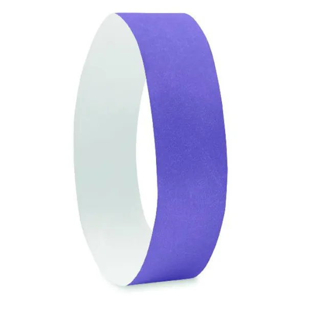 TYVEK One sheet of 10 wristbands Violet