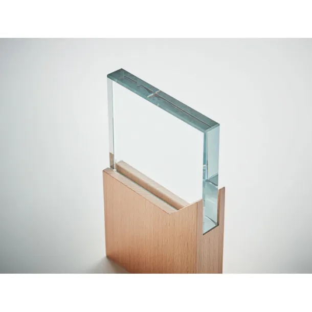 ZEAL Award plaque Wood