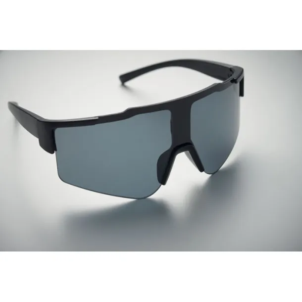 SHINE Mirrored sports sunglasses Black
