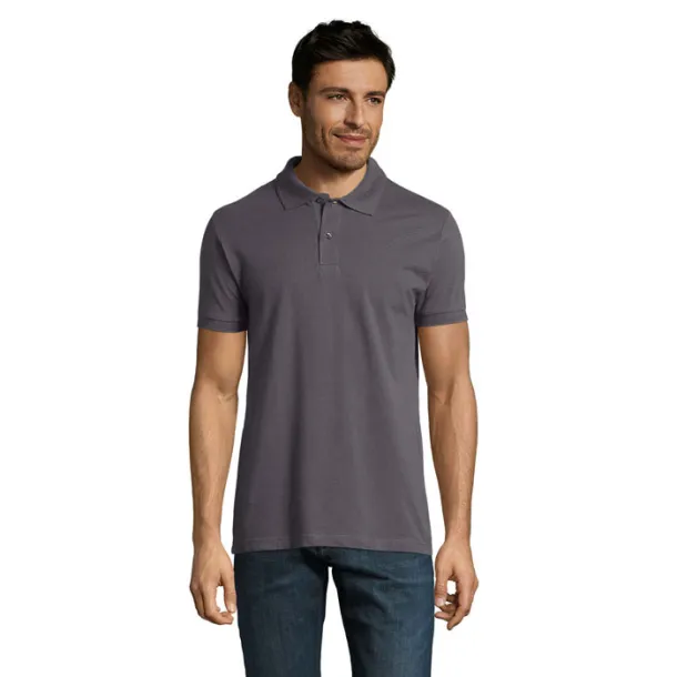 PERFECT MEN Muška Polo majica - 180g Tamno siva