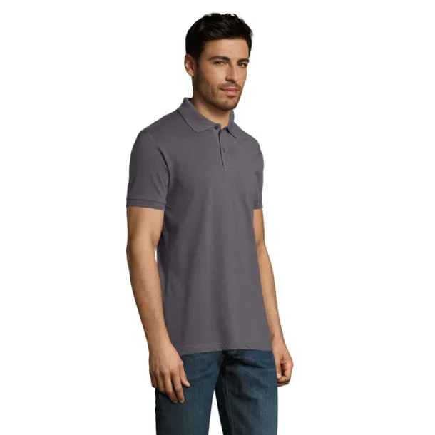 PERFECT MEN Muška Polo majica - 180g Tamno siva