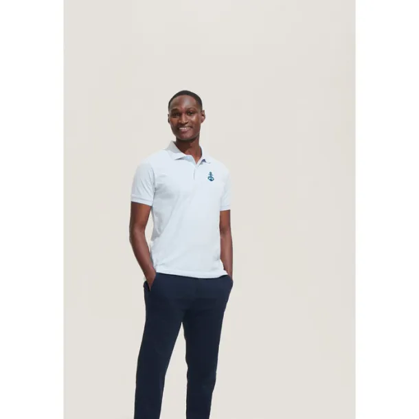 PERFECT MEN POLO-180g pure grey