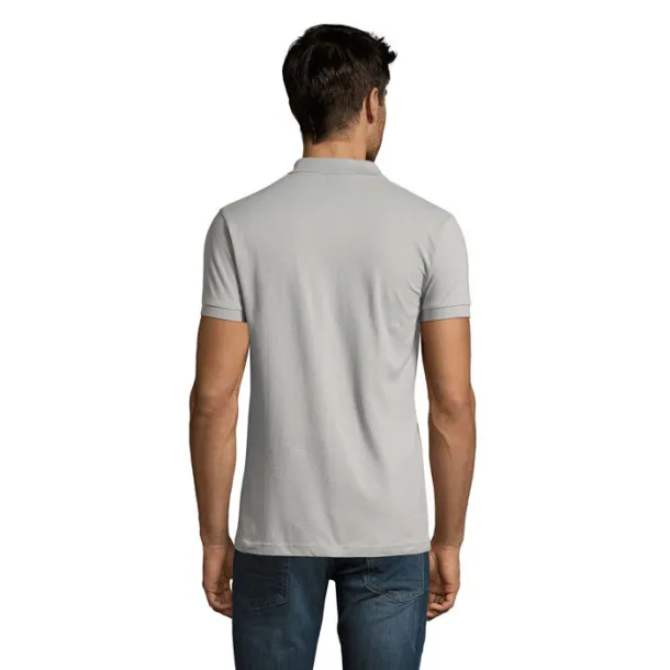 PERFECT MEN POLO-180g pure grey