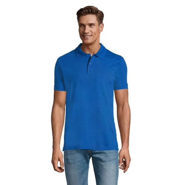 PERFECT MEN POLO-180g Royal blue