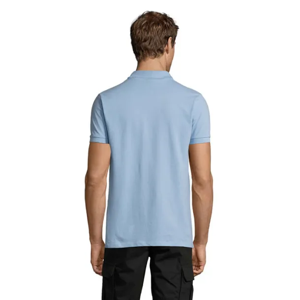 PERFECT MEN POLO-180g Sky blue