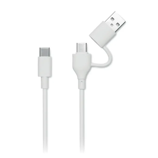 DOUBLETIC Magnetna prijenosna baterija - 15 W, 5 000 mAh Bijela