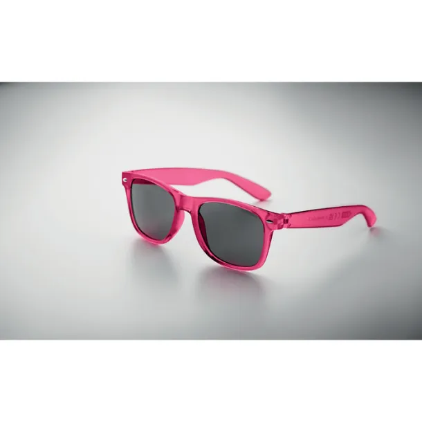 MACUSA Sunglasses in RPET Transparent Fuchsia