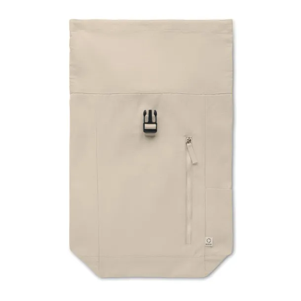 KAMET Roll top backpack 390 gr/m² Beige