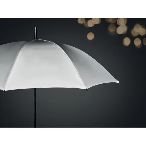 VISIBRELLA reflektirajući vjetrootporni kišobran, 23'' Mat srebrna