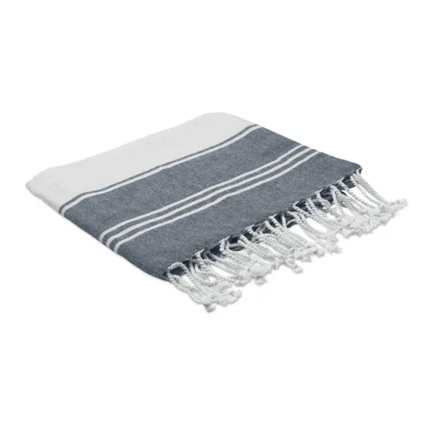 HAMMA set hammam ručnik i torba s vezicama, 180 gr/m² Plava