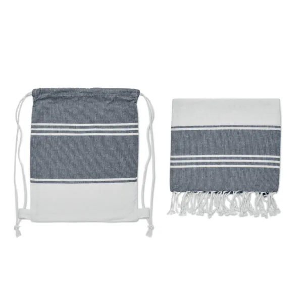 HAMMA Hammam towel drawstring set Blue