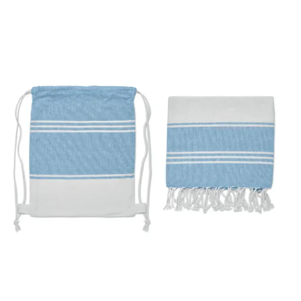 HAMMA Hammam towel drawstring set Turquoise