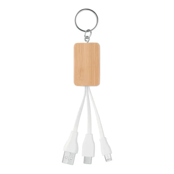 CLAUER Bamboo 3-in-1 cable Wood