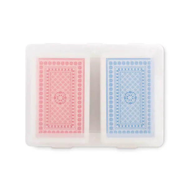 PLAYCARD Set klasičnih igraćih karata Prozirno