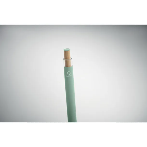 BERGAMO ++ kemijska olovka od recikliranog aluminija Mint Green