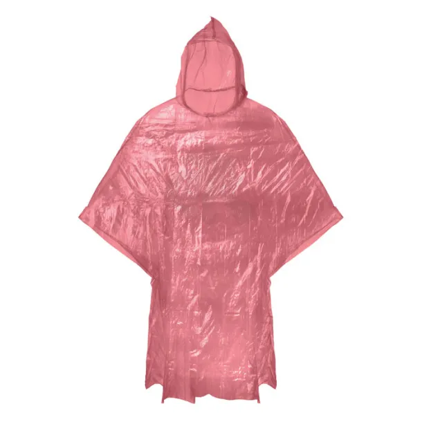 SPRINKLE Foldable raincoat in polybag Red