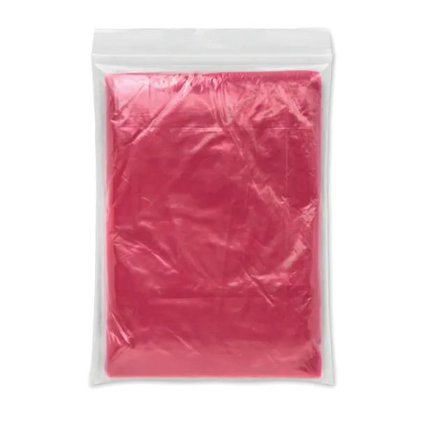 SPRINKLE Foldable raincoat in polybag Red