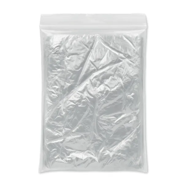 SPRINKLE Foldable raincoat in polybag Transparent