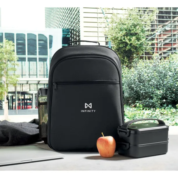 COOLPACK 300D RPET rashladni ruksak, 15" Crna
