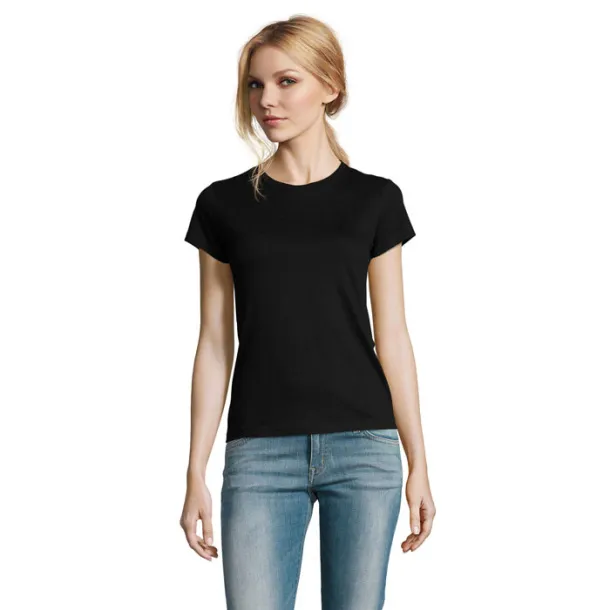IMPERIAL WOMEN TSHIRT-190g deep black