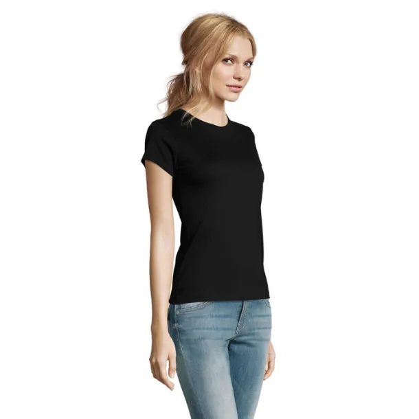 IMPERIAL WOMEN TSHIRT-190g deep black