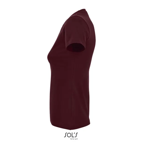 IMPERIAL WOMEN TSHIRT-190g Burgundy