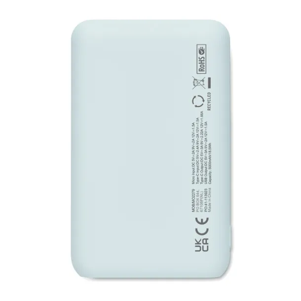 POWER52C Power bank 5000 mAh Baby Blue