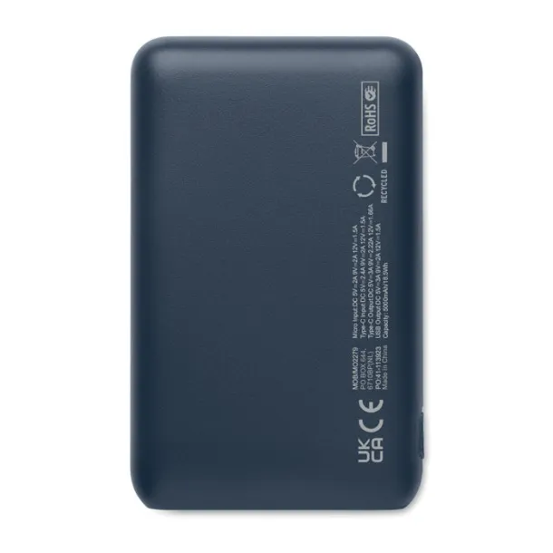 POWER52C bežični punjač, 5 000 mAh French navy