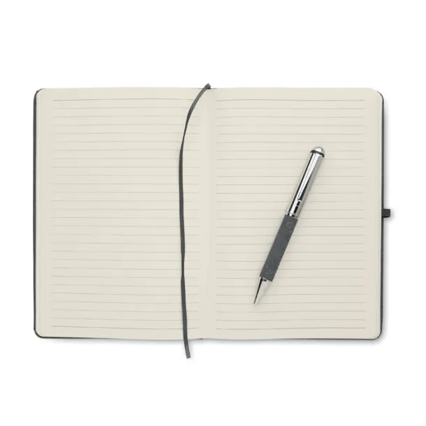 ELEGANOTE notes set od reciklirane kože, A5 Crna