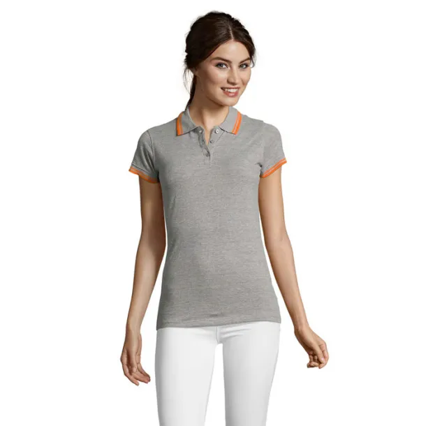 PASADENA WOMEN PASADENA women polo 200g Grey Melange Grey Melange