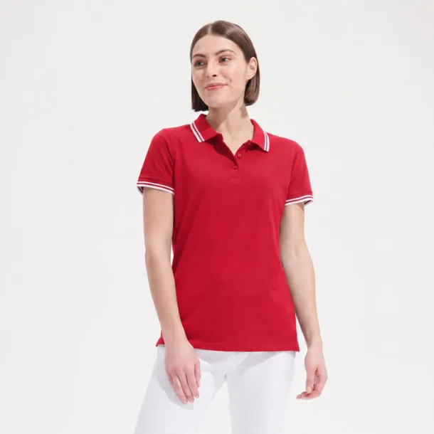 PASADENA WOMEN PASADENA ženska polo majica 200g Crvena Crvena