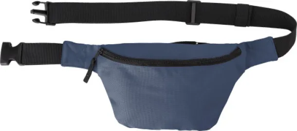 Leonardo Polyester (600D) waist bag  Plava